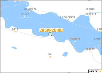 map of Zagvazdino