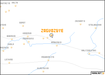 map of Zagvozd\