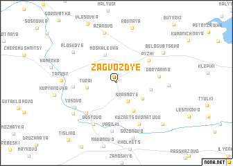 map of Zagvozd\