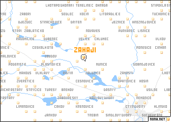 map of Zahájí