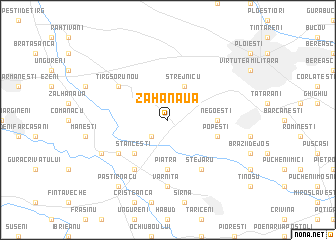 map of Zahanaua