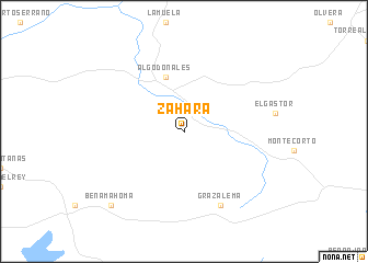 map of Zahara