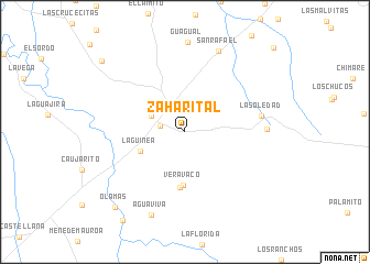 map of Zaharital