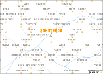 map of Zahatenga