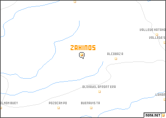 map of Zahinos