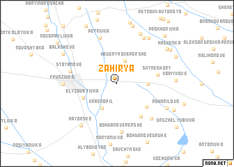 map of Zahir\