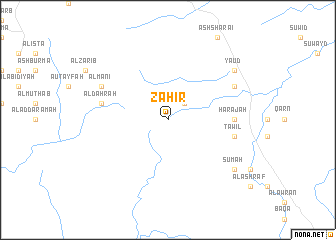 map of Z̧āhir