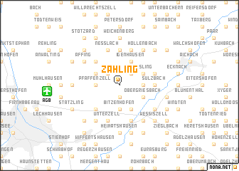 map of Zahling