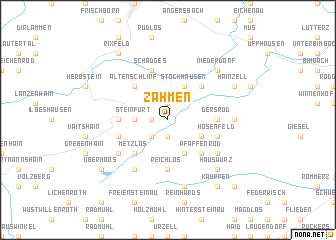 map of Zahmen