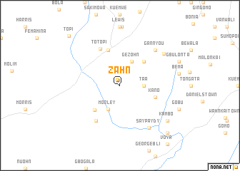 map of Zahn