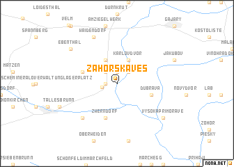 map of Záhorská Ves