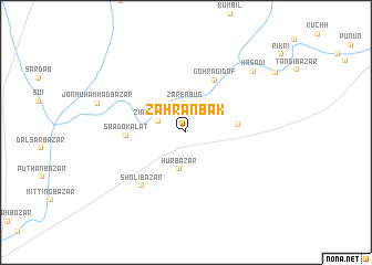 map of Zahran Bak