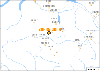 map of Z̧ahr Sidrah