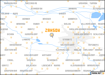 map of Zahsow