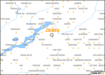 map of Zaibru