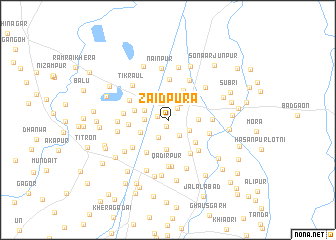 map of Zaidpura