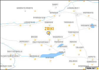 map of Zaiki
