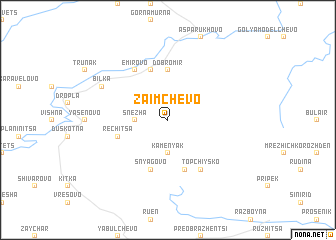 map of Zaimchevo