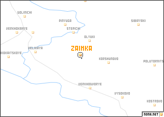 map of Zaimka