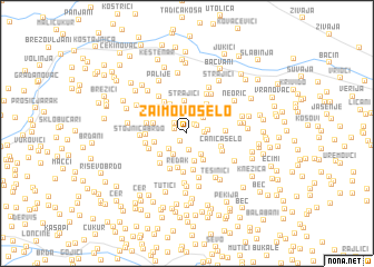 map of Zaimovo Selo