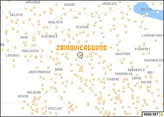 map of Zainovića Guvno