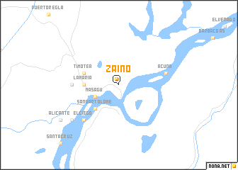 map of Zaino