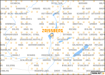map of Zaißberg