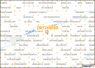 map of Zaitzkofen