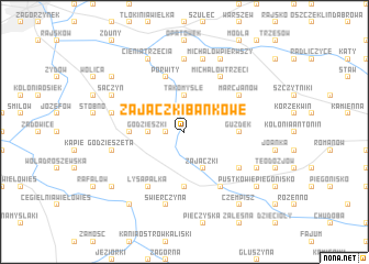 map of Zajączki Bankowe