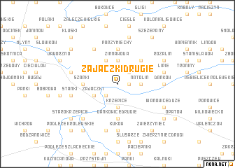 map of Zajączki Drugie