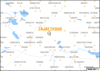map of Zajączkowo