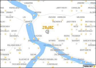 map of Zając