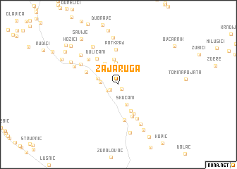 map of Zajaruga