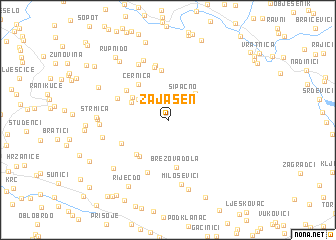 map of Zajasen