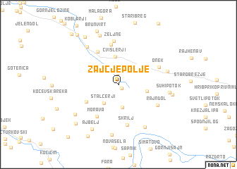 map of Zajčje Polje