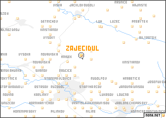 map of Zaječí Dŭl