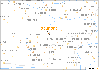 map of Zajezda