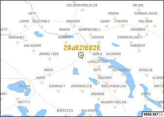 map of Zajezierze