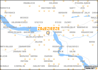 map of Zajezierze