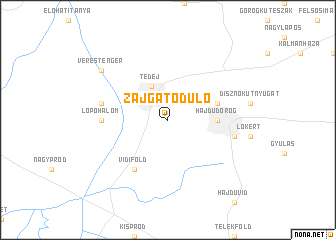 map of Zajgatódůlő