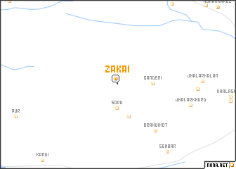 map of Zakai