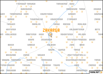 map of Zakarga