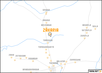 map of Zakaria