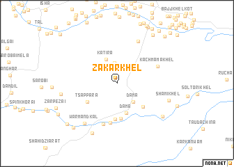 map of Zakar Khel