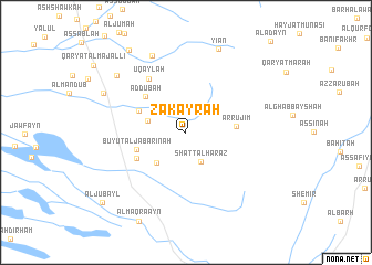 map of Zakayrah