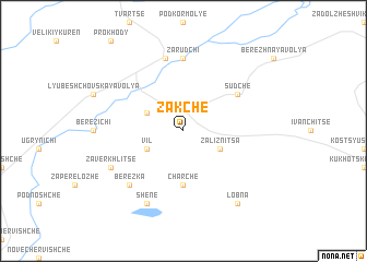 map of Zakche