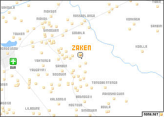 map of Zaken