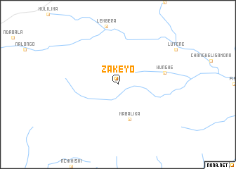 map of Zakeyo