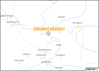 map of (( Zakharchenskiy ))