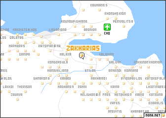 map of Zakhariás